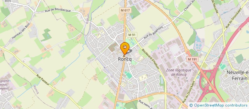 localisation de l'entreprise HARQUENT à RONCQ