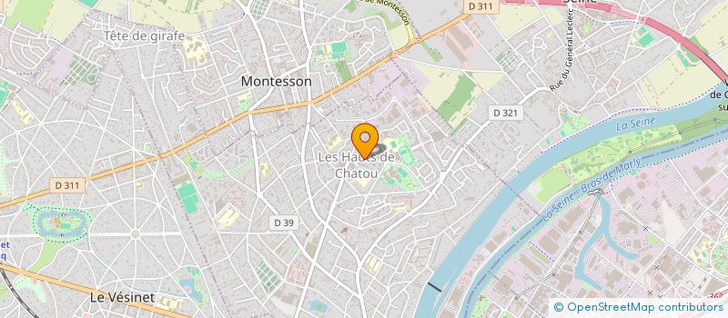 localisation de l'entreprise HARRAK CONSULTING à CHATOU
