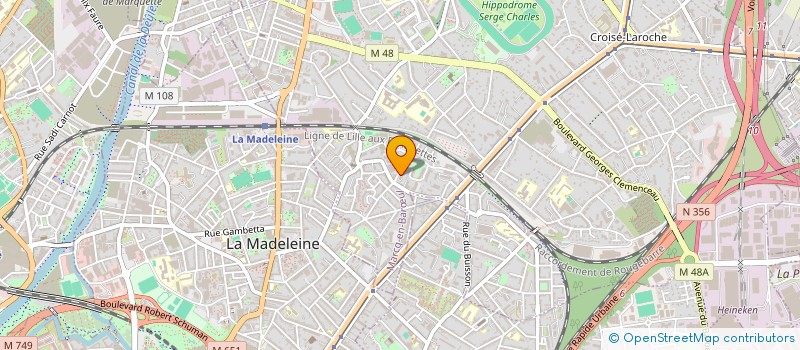 localisation de l'entreprise HARREMANA à MARCQ-EN-BARŒUL