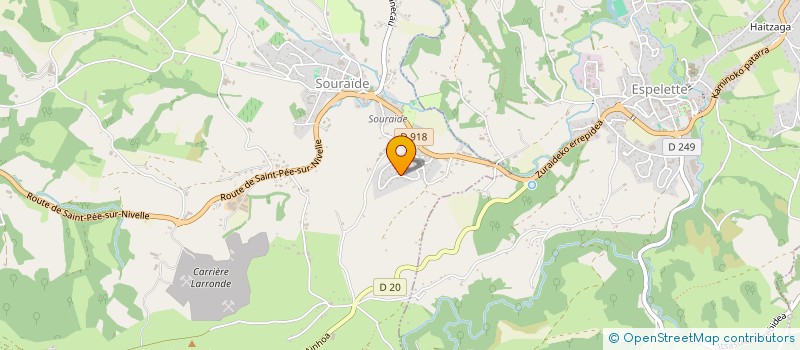 localisation de l'entreprise HARREMANAK à BIARRITZ