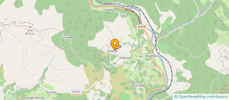 localisation de l'entreprise HARRI GORRI à ASCARAT