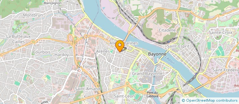 localisation de l'entreprise HARRI XURI  BAYONNE