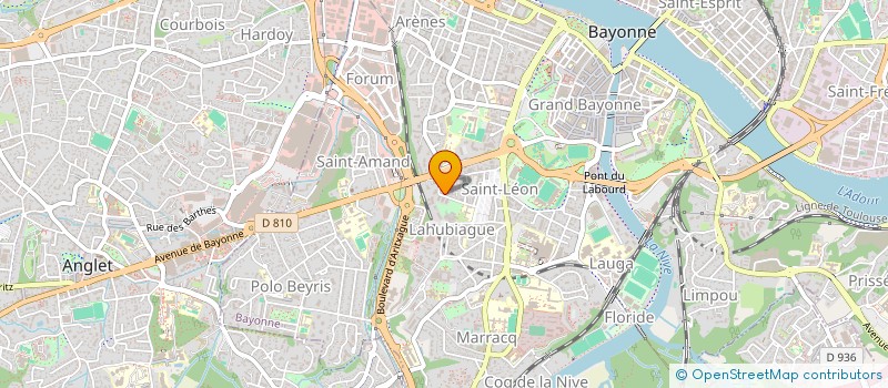 localisation de l'entreprise HARRIAGUE G ET LAFITTE J J à BAYONNE