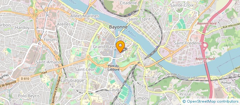 localisation de l'entreprise HARRIAK à BAYONNE