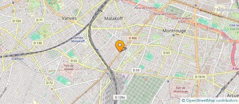 localisation de l'entreprise HARRICANA SA à MALAKOFF