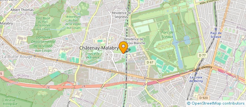 localisation de l'entreprise HARRIED MONK  CHATENAY-MALABRY