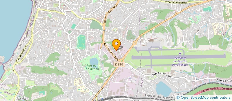 localisation de l'entreprise HARRIET  BIARRITZ