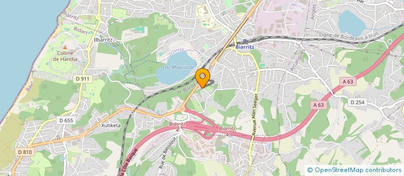 localisation de l'entreprise HARRIET BAITA à BIARRITZ