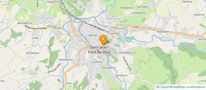 localisation de l'entreprise HARRIET J  SAINT-JEAN-PIED-DE-PORT