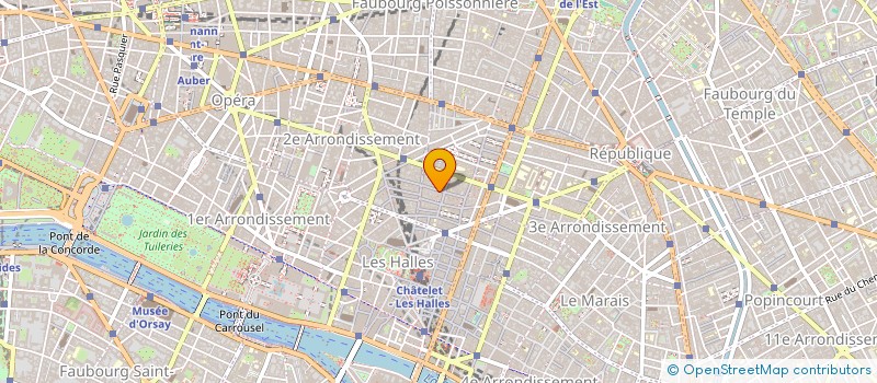 localisation de l'entreprise HARRIET & PRUDENCE  PARIS