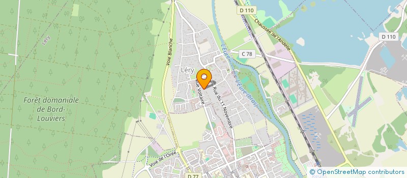 localisation de l'entreprise HARRIMMO  LERY