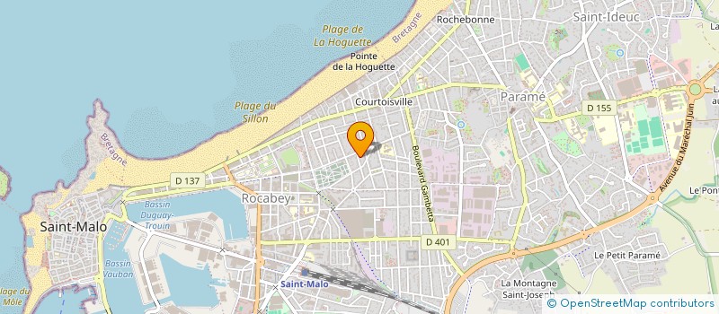 localisation de l'entreprise HARRINGTON  SAINT-MALO