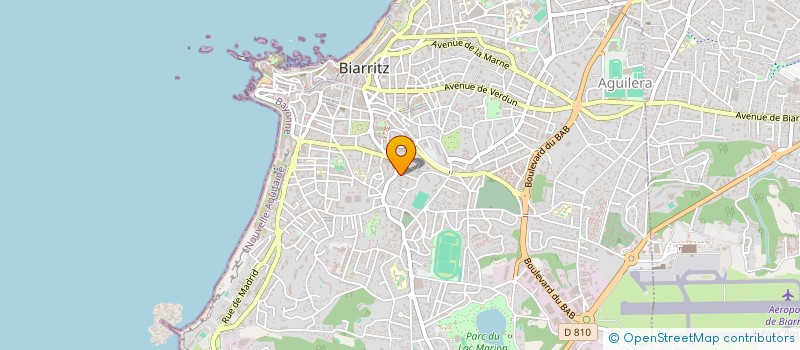 localisation de l'entreprise HARRITX à BIARRITZ