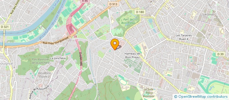 localisation de l'entreprise HARRO LOTZ SAS à RUEIL-MALMAISON