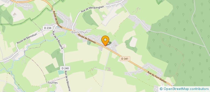 localisation de l'entreprise HARROS  BAINCTHUN