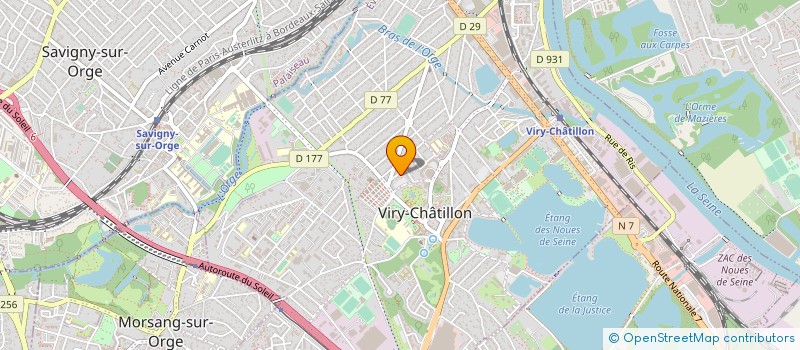 localisation de l'entreprise HARROU INVESTISSEMENTS à VIRY-CHATILLON