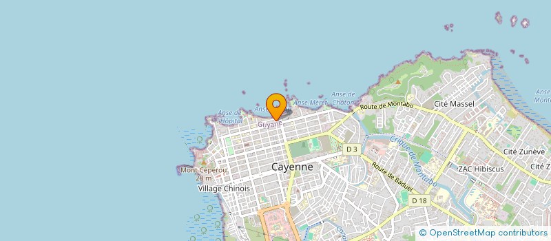 localisation de l'entreprise HARROUS LEGACY  CAYENNE