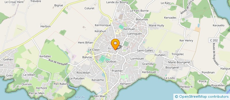 localisation de l'entreprise HARRY & CIE  ARRADON