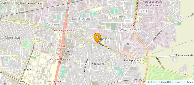 localisation de l'entreprise HARRY CONCEPT  VAULX-EN-VELIN