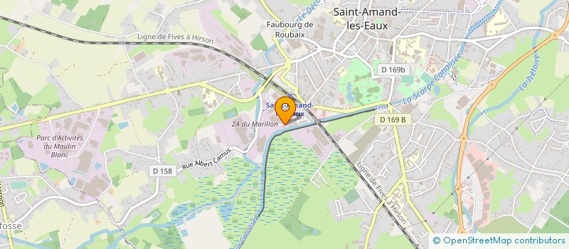 localisation de l'entreprise HARRY PLAST à SAINT-AMAND-LES-EAUX