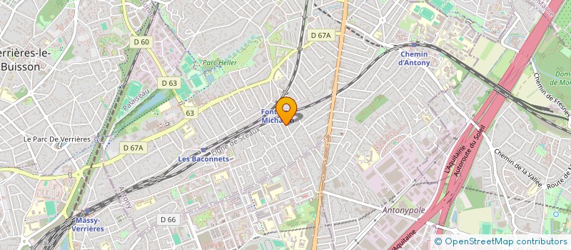 localisation de l'entreprise HARRY'S CONDUITE ANTONY à ANTONY