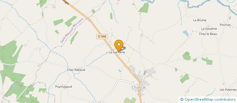 localisation de l'entreprise HARRY'S HOMES  CHABRAC