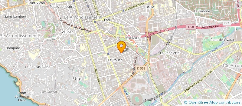 localisation de l'entreprise HARRY SA à MARSEILLE