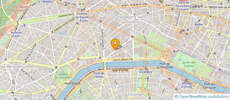 localisation de l'entreprise HARRY WINSTON SAS  PARIS