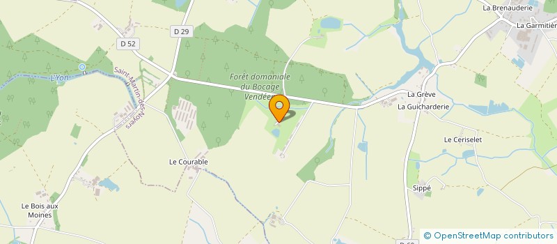 localisation de l'entreprise HARRYDURET  ESSARTS-EN-BOCAGE