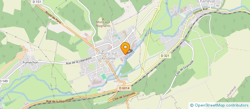 localisation de l'entreprise HARSA IMMO  FLEURY-SUR-ANDELLE