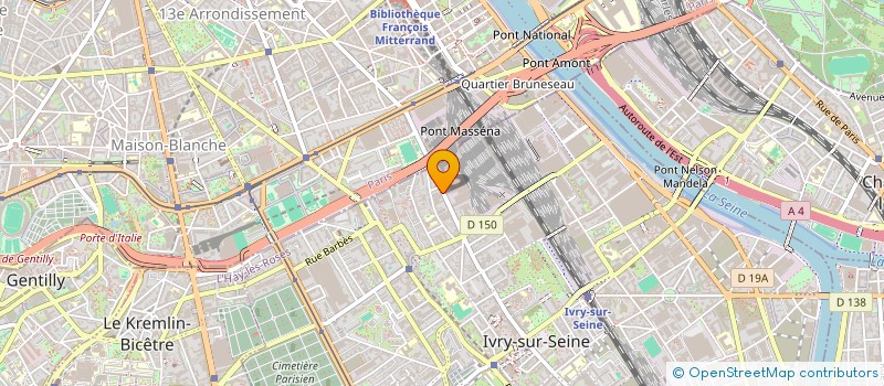 localisation de l'entreprise HART COLLECTION  IVRY-SUR-SEINE