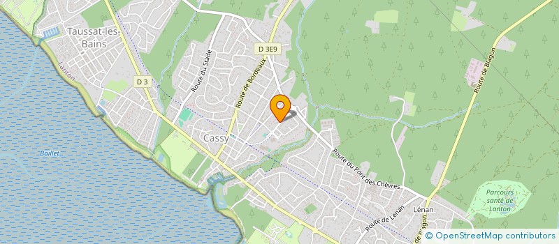 localisation de l'entreprise HART' DECO  LANTON