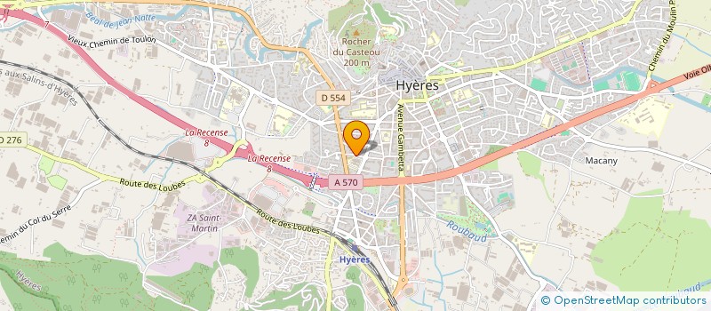 localisation de l'entreprise HARTAU à HYERES