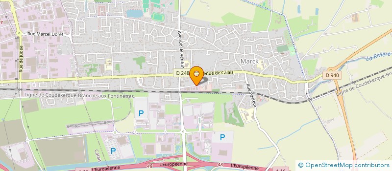 localisation de l'entreprise HARTEX  MARCK