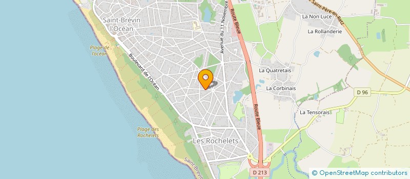 localisation de l'entreprise HARTISSE à SAINT-BREVIN-LES-PINS