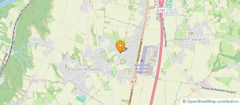 localisation de l'entreprise HARTMANN  CHONAS-L'AMBALLAN