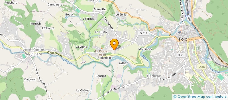 localisation de l'entreprise HARTMANN ET FILS à FOIX