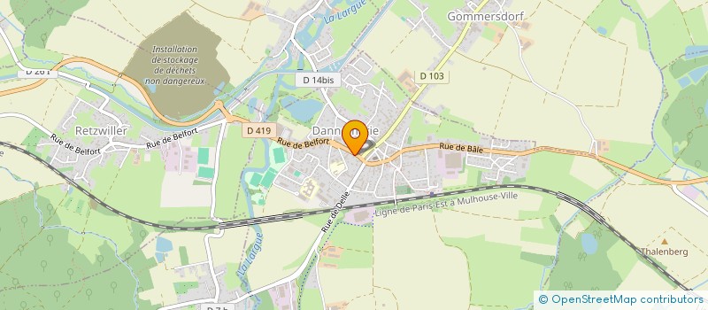 localisation de l'entreprise HARTMANN FAMILY L ATELIER DE COIFFURE  DANNEMARIE