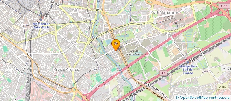 localisation de l'entreprise HARTWORK à MONTPELLIER