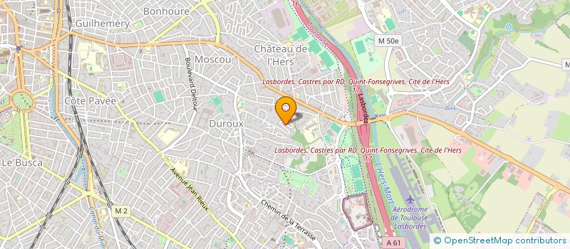 localisation de l'entreprise HARTZ-LAFONTAN à TOULOUSE