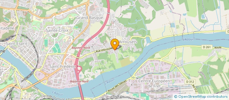 localisation de l'entreprise HARTZA CAPITAL à BAYONNE