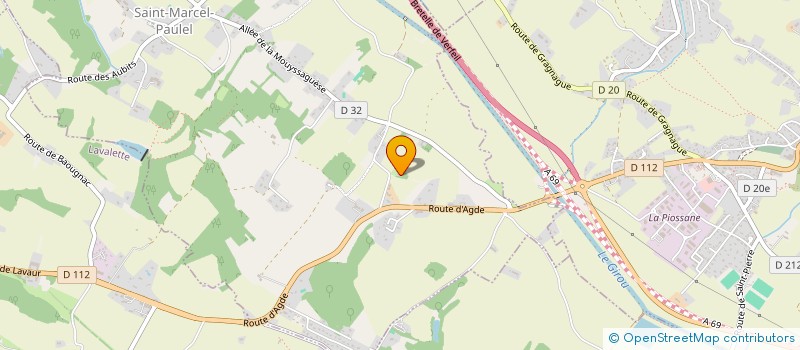 localisation de l'entreprise HARV  VERFEIL