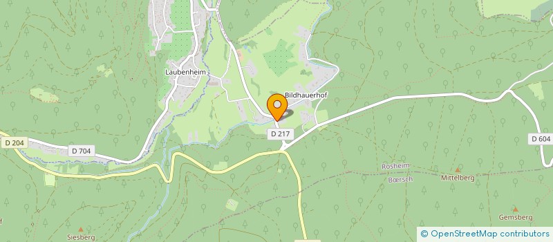 localisation de l'entreprise HARVEST  ROSHEIM