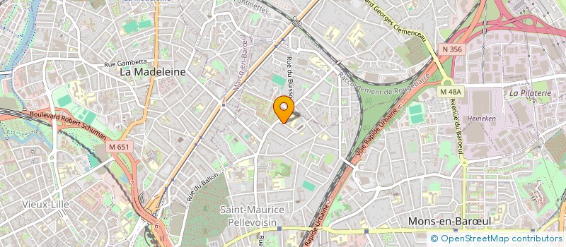 localisation de l'entreprise HARVEST  LILLE