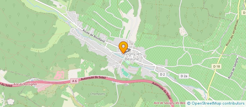 localisation de l'entreprise HARVEST BREWING  SAVIGNY-LES-BEAUNE