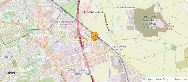 localisation de l'entreprise HARVIX  CLERMONT-FERRAND