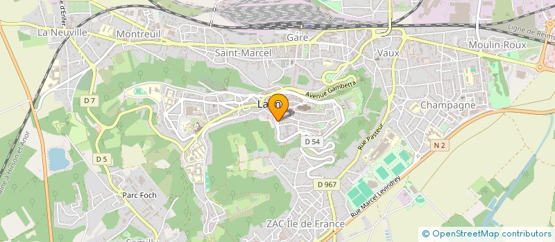 localisation de l'entreprise HARY à LAON