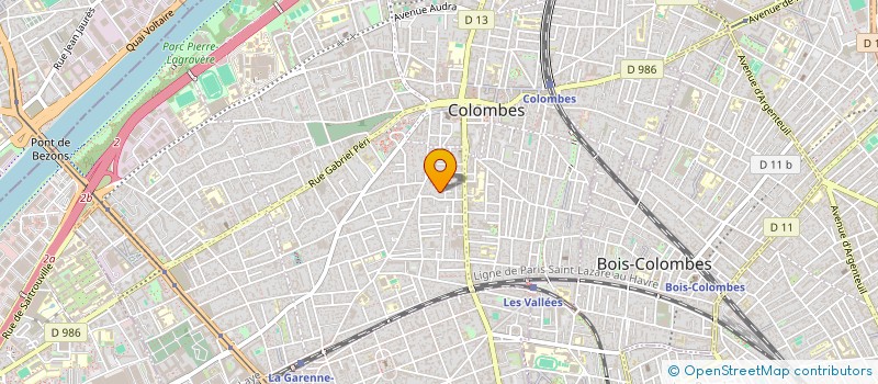 localisation de l'entreprise HARYANES IMMO à COLOMBES