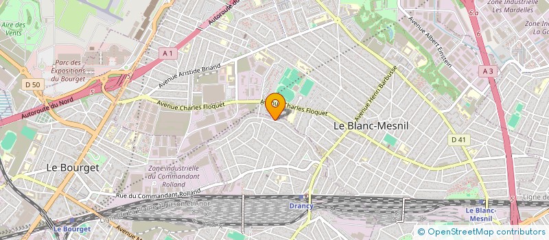 localisation de l'entreprise HAS  DRANCY