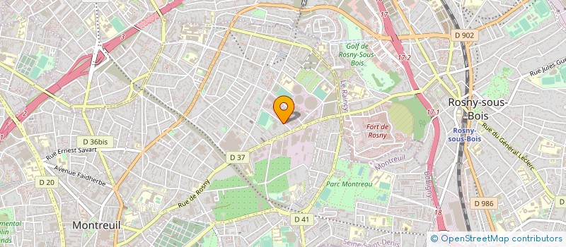 localisation de l'entreprise HAS à MONTREUIL